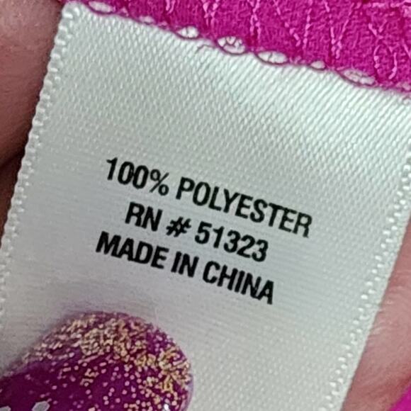 Chaus Barbiecore purpleish pink v-neck 3/4 sleeve‎ tunic top plus size 3X new!!! - Picture 5 of 6